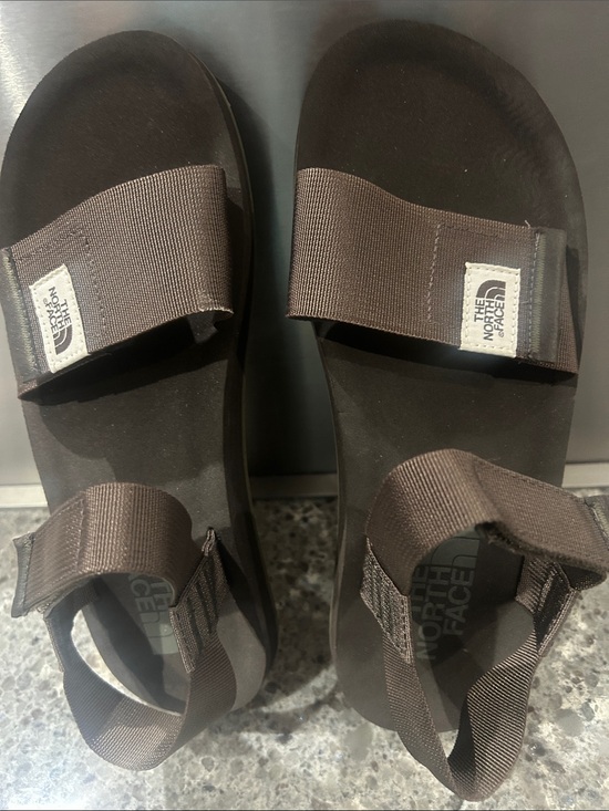The North Face Other - The North Face Dark Brown Strappy Slide Sandals